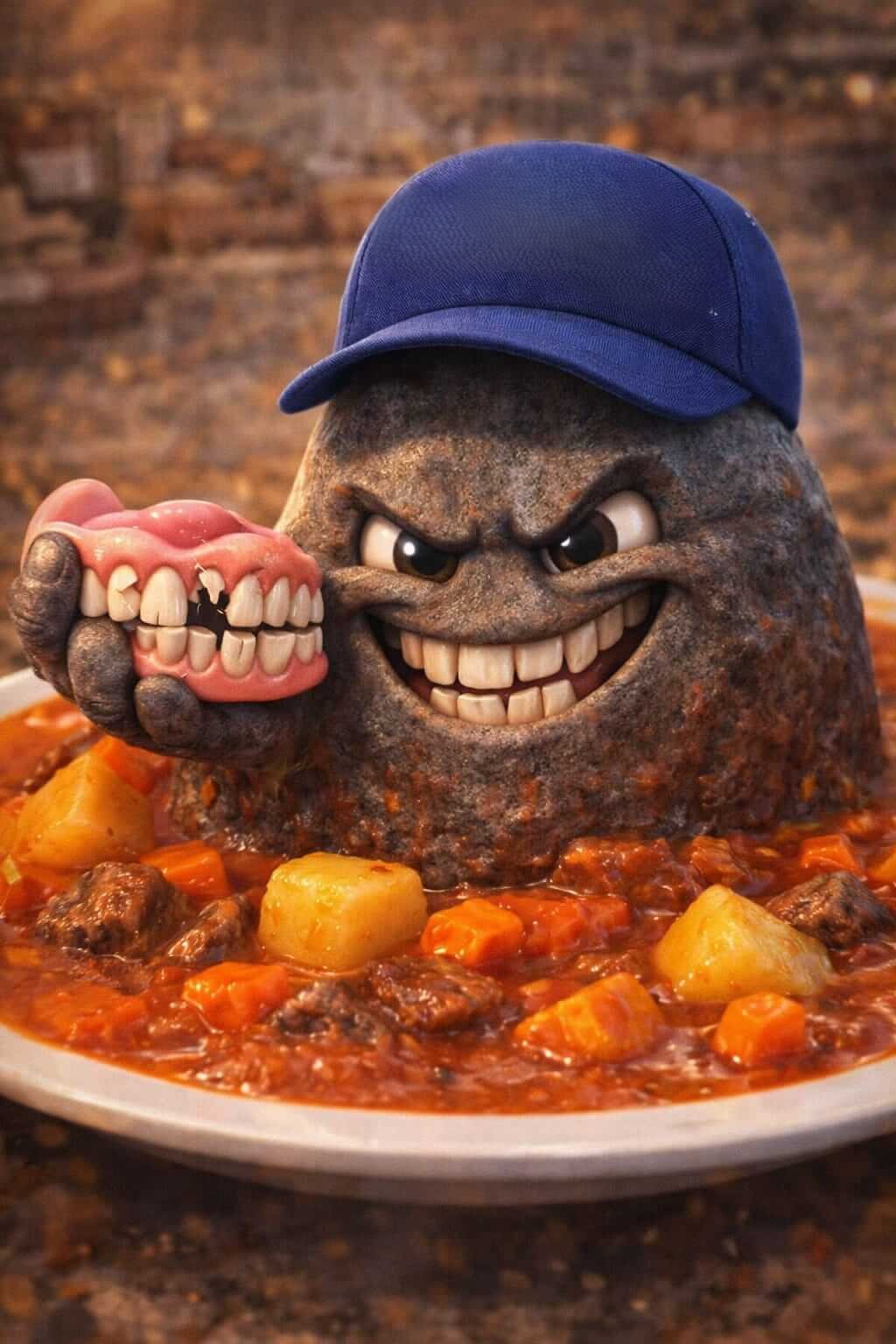 Carne guisada pura piedra